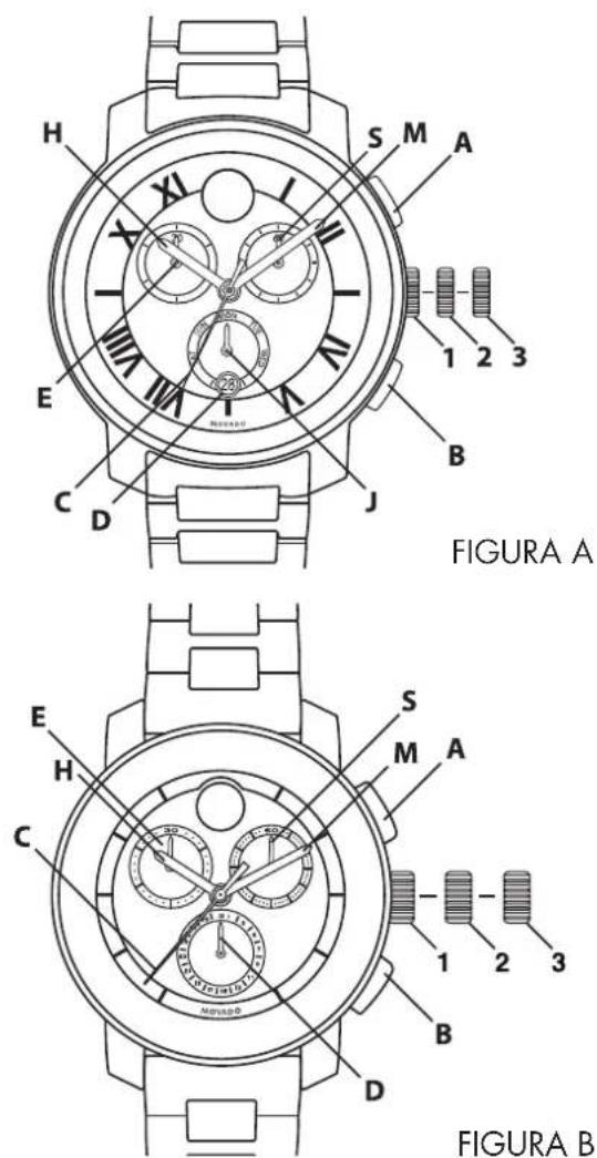 Movado Bold Fusion 3600853 - CON 1/5 DE SEGUNDO - TIPO B - 1