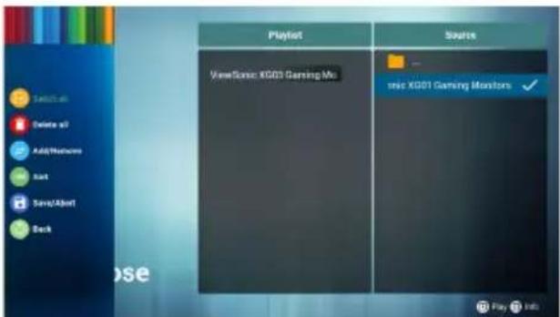 Playlist ViewSome: KG03 Gaming Mix Sources msc KG01 Gaming Monitors ✓ Play Info