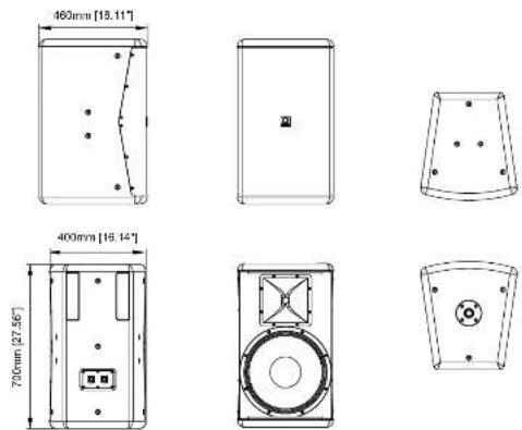Turbosound KT10-HP - Dimensions - 2