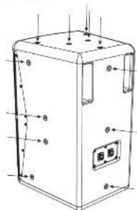 Turbosound KT10-HP - 通过吊环螺栓悬挂 - 1