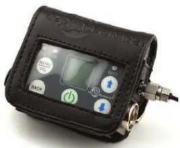Black medical device with digital display and control buttons (no visible text or symbols)