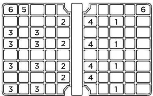6 5 2 3 3 3 3 2 3 3 2 3 3 2 3 3 2 6 4 1 4 1 4 1 4 1 1