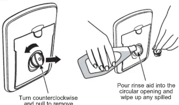 Café CDD220P3WD1 - Filling the Rinse Agent Dispenser - 1