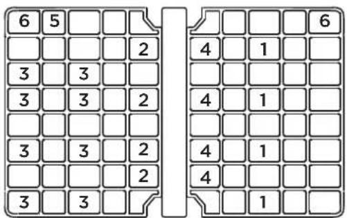 6 5 2 3 3 3 3 2 3 3 2 3 3 2 3 3 2 6 4 1 4 1 4 1 4 1 1