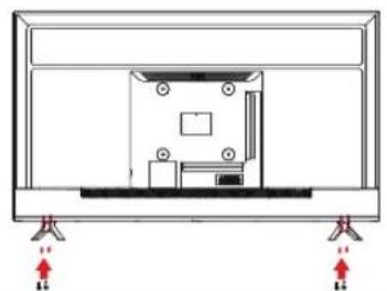 Aconatic 65US210AN - Installing the Stand - 2