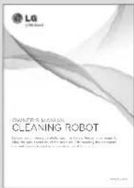 LG LPG OWNER'S MANUAL CLEANING ROBOT
