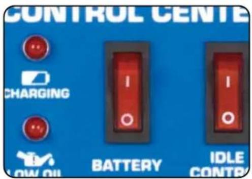 CONTROL CENTE CHARGING BATTERY IDLE CONTR