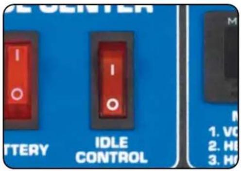 SE CENTER TATTERY IDLE CONTROL M 1. VC 2. HI 3. HI