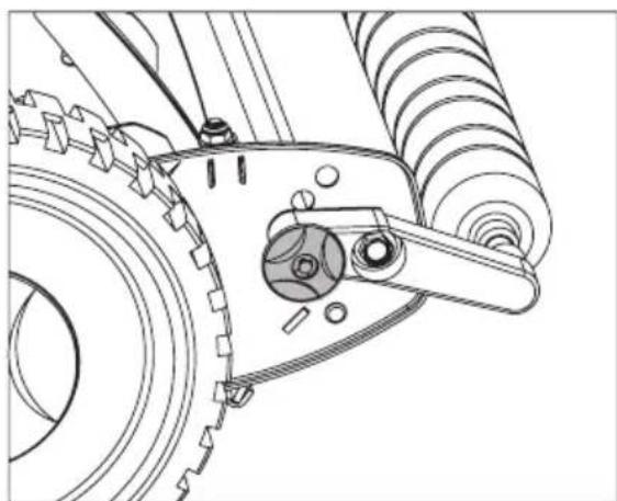 McGregor GT5614 - Adjust the cutting height - 1