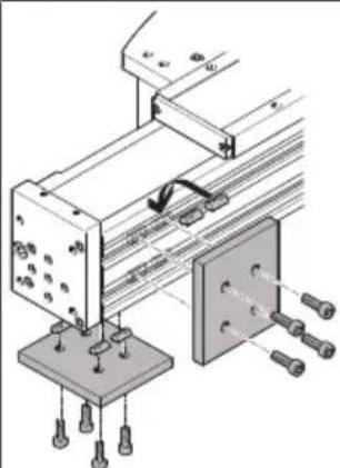 Festo ELCC-TB-KF-90-600-0H-P0-CR - Fijación del eje - 2