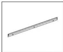 Simple line drawing of a diagonal beam or support structure (no text or symbols)