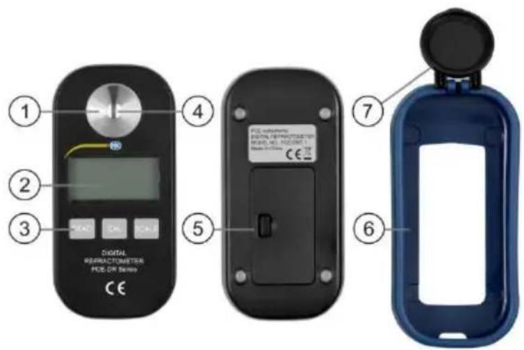1 2 3 4 5 6 7 DIGITAL REFLECTOMETER FCE DR Sensor CE