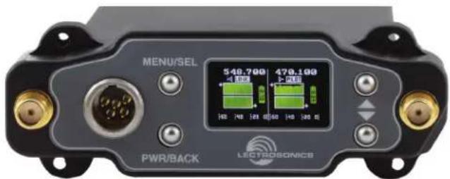 MENU/SEL 540.700 470.100 400 340 140 120 60 340 340 PWR/BACK LECTROSONICB