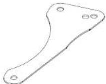 HK AUDIO VORTIS 2 VR2-10810 - Plate for Cluster Panels - 1