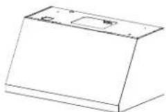Simple line drawing of a 3D rectangular object with a flat top and a small square cutout on the side (no text or symbols)