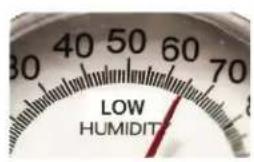 30 40 50 60 70 LOW HUMIDITY