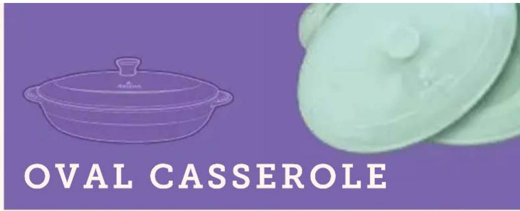 OVAL CASSEROLE
