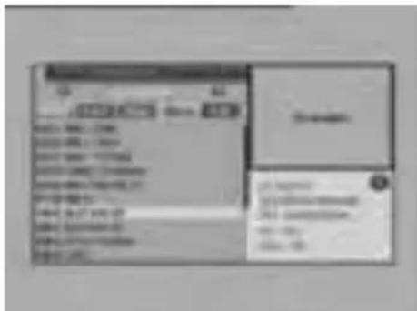 Scanned screenshot of a software interface with Chinese text and dropdown menu options