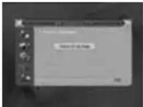 Scanned image of a device control panel with visible text labels and buttons