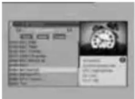 Scanned screenshot of a computer interface with Chinese text and a clock image, likely for a user or app.