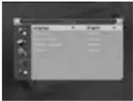 Scanned screenshot of a software interface with menu options and text fields, likely from an old software application.