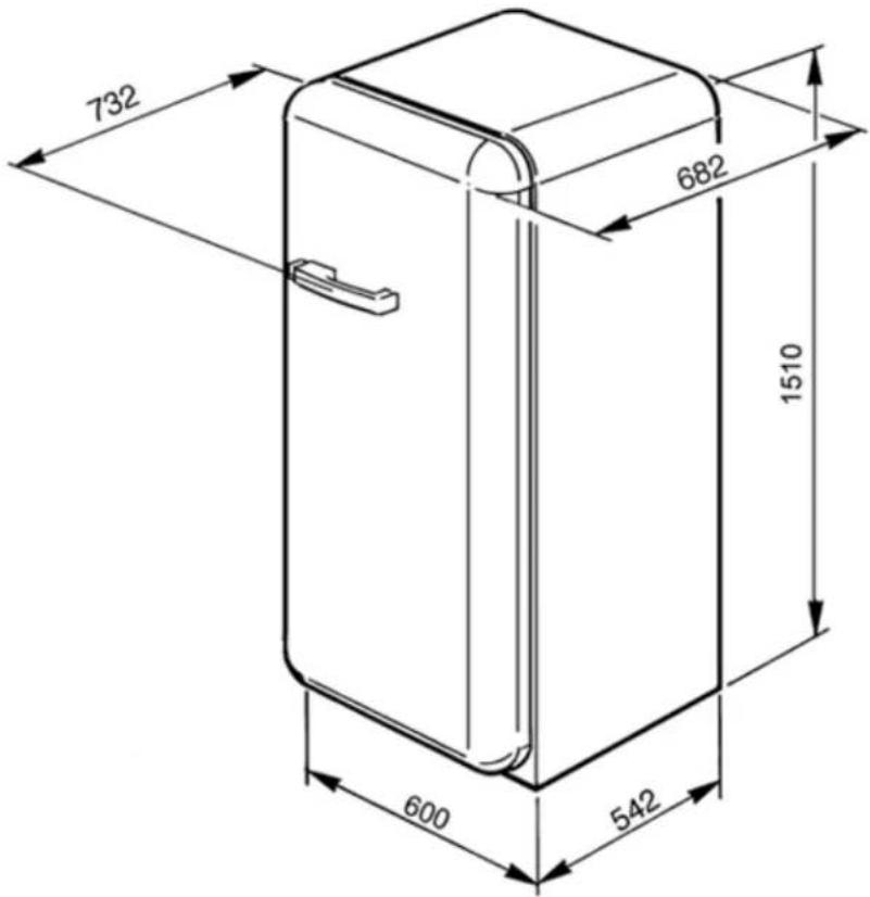 SMEG FAB28RBV - Refrigerator: - 2