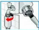 BOSCH WAE20411TR - Su girişindeki süzgeçler - 5