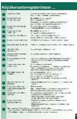Scanned text of a Turkish document titled 'Kučukarzalanngiderilmesi' with numbered sections and bullet points.