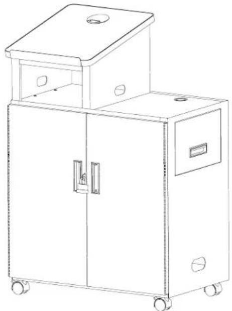 Bretford LECTTG3018-GMGM - Hardware List - 1