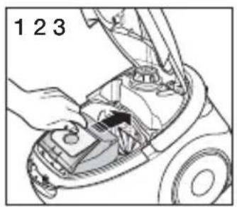 SAMSUNG SC54Q1 - CHANGING THE DUST bAG - 1