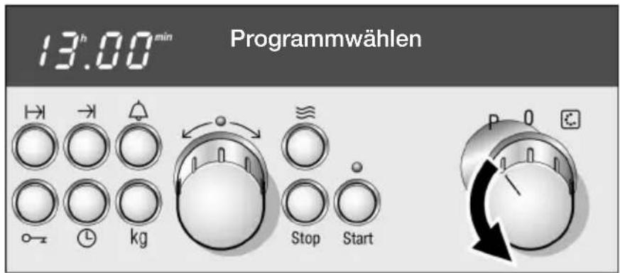 13.00 min Programmwählen Stop Start