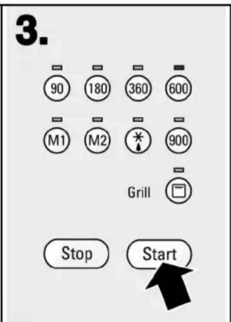 3. 90 180 360 600 M1 M2 900 Grill Stop Start