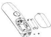 ALCATEL Versatis P170 - Instating and charging the batteries - 1
