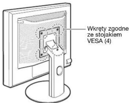 Wkręty zgodne ze stojakiem VESA (4)
