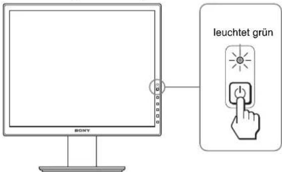 leuchtet grün SONY