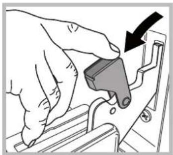 INDESIT I5GMH2AG U - Removing and fitting the oven door: - 2