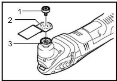 Technical diagram of a mechanical assembly with numbered components for identification