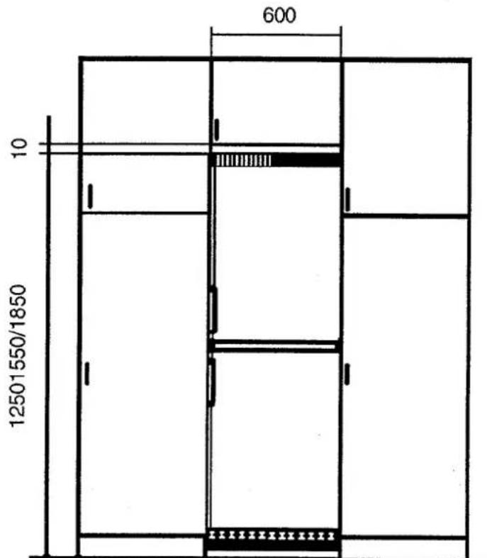Cylinda EF 230 - Placering - 2
