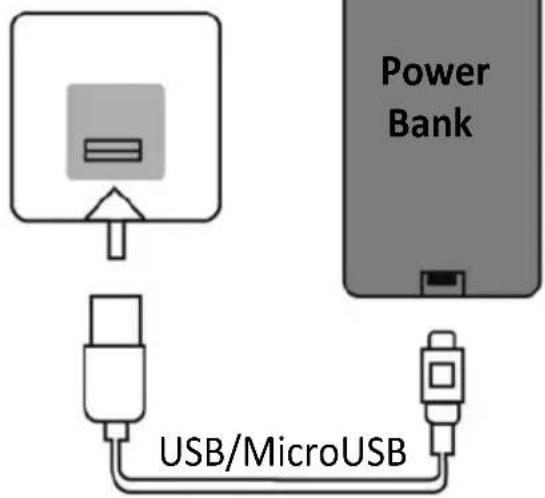 Power Bank USB/MicroUSB