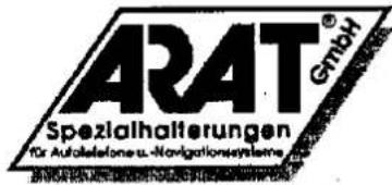 ARAT® Spezialhalterungen für AutoTelefomere u-Navigationssysteme