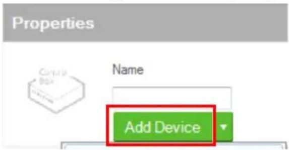 Properties Name Add Device