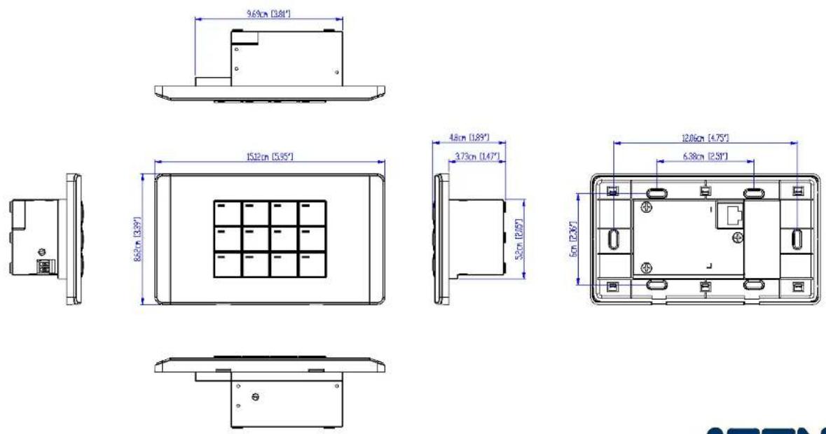 ATEN VK224 - CAD Drawings - 3