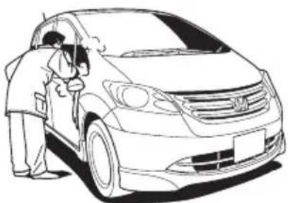 Honda Freed (2008) - ドアの凍結 - 1