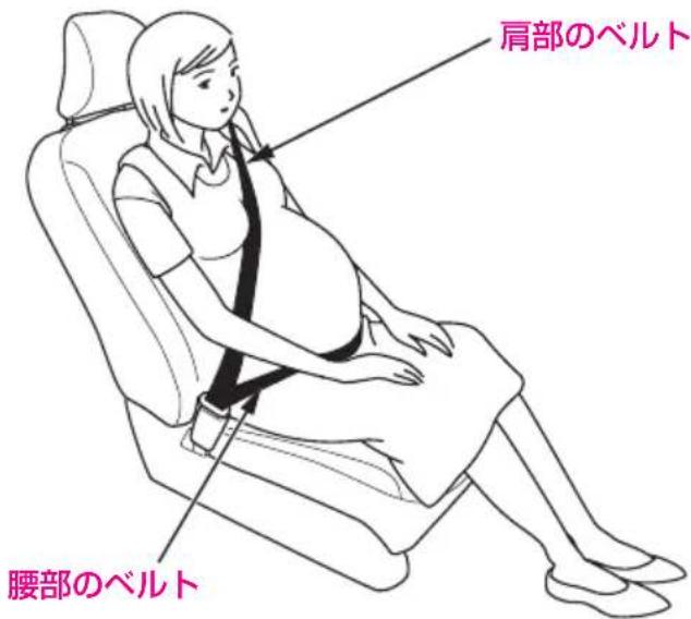 肩部のベルト 腰部のベルト