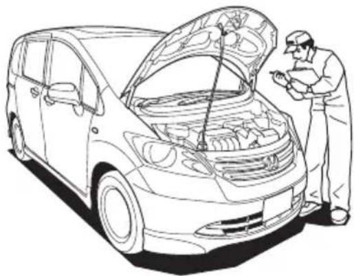 Honda Freed (2008) - 日常点検 - 3
