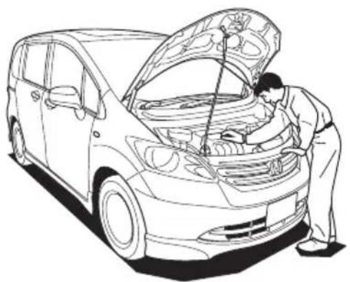 Honda Freed (2008) - 日常点検 - 1