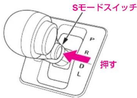 Sモードスイッチ P R D L 押す