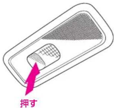 押す
