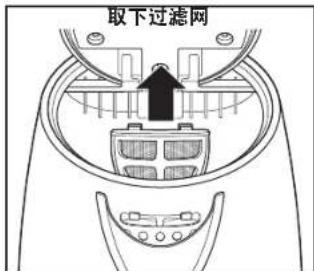 取下过滤网