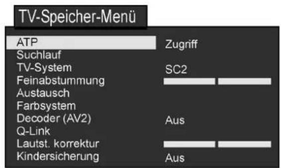 PANASONIC TX-25PX1D - TV-SPEICHER-MENÜ-AUTOMATISCHEPROGRAMMSUCHE(ATP) - 2
